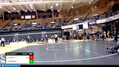 197 lbs Cons. Round 3 - Brandon Knoles, Colby Community College vs Jayshon Hines, Northwest Kansas Technical College