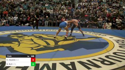 150 lbs Final - Daniel Zepeda, Gilroy vs Noah Bull, Layton