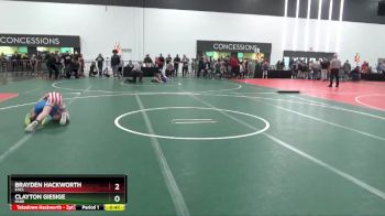 80 lbs Cons. Round 1 - Brayden Hackworth, EACL vs Clayton Giesige, PAHE