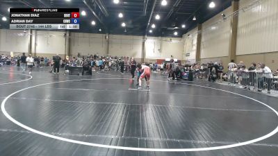 144 lbs Final - Jonathan Diaz, Southwest Eagles vs Adrian Day, CBWC