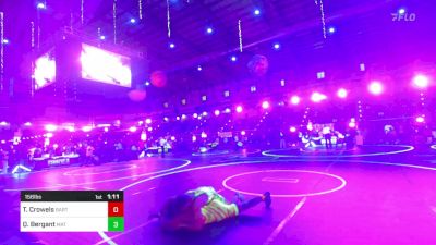 156 lbs Round Of 16 - Tag Crowels, Bartlesville WC vs Quentin Bergant, Mat Burners WC
