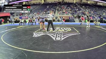 Girls-120 lbs Cons. Semi - Anari Roberts, East Kentwood Hs Girls vs Brooklin Armstrong, Kent City Hs Girls