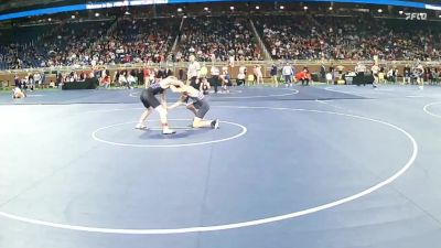 D2-132 lbs Cons. Semi - Maxx Krug, De La Salle Collegiate vs Izaak Kukulski, John Glenn HS (Bay City)