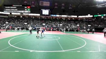 142 lbs Champ. Round 2 - Clara Grigsby, PWCA vs Annika Winland, IWCA