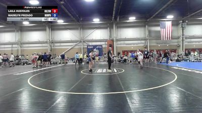 75 lbs Rr Rnd 1 - Laila Hustoles, Oklahoma LTD - GHSE vs Madelyn Frizado, Misfits Reeces - GHSE