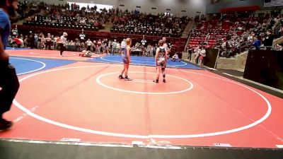 85 lbs Consolation - Daniel Lewis, Dark Cloud Wrestling Club vs Shiann Collom, Pryor Tigers