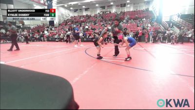 55 lbs Rr Rnd 3 - Elliott Underwood, Piedmont vs Kynlee Domeny, Ponca City Wildcat Wrestling
