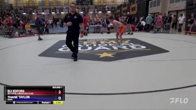 119 lbs Round 1 - Eli Edfors, Big Game Wrestling Club vs Thane Taylor, Iowa