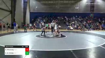 85 lbs Semifinal - Rush Mcclung, Social Circle USA Takedown vs Kamari Rivers-Childs, The Glasgow Wrestling Academy