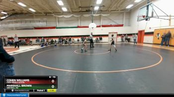 70 lbs Round 2 - Cohen Williams, Cody Middle School vs Marshall Brown, Greybull MS