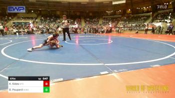 67 lbs Consi Of 16 #2 - Kyson Sides, WTC vs Brooks Poupard, Dundee Wrestling
