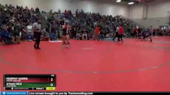 113 lbs Champ. Round 1 - Ethan Hice, Cedaredge vs Murphy Harris, Grand Junction