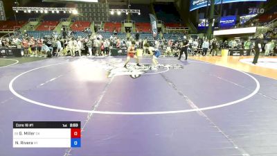 120 lbs Cons 16 #1 - Gavin Miller, OK vs Nico Rivera, NY