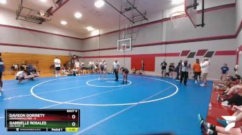 110 lbs Round 3 (6 Team) - Gabrielle Rosales, 208 Elite vs Davison Dorriety, Louisianimals Red