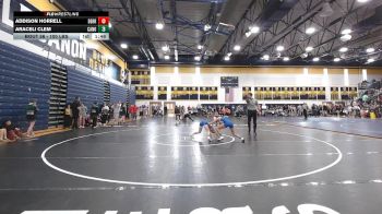 100 lbs Round Of 16 - Addison Horrell, Derry Area vs Araceli Clem, Canon-McMillan