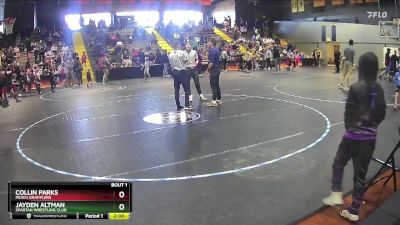 115/129 Quarterfinal - Collin Parks, Peach Grapplers vs Jayden Altman, Spartan Wrestling Club