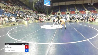 126 lbs Cons 16 #1 - Jayce Curry, IA vs Brady Slicker, PA