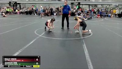 80 lbs Round 1 (4 Team) - Calvin Sperry, Mat Warriors Green vs John Walsh, All I See Is Gold Academy