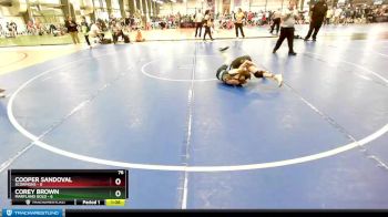 76 lbs Rd# 8- 12:30pm Saturday Final Pool - Corey Brown, Maryland Gold vs Cooper Sandoval, Scorpions