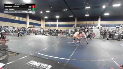 215 lbs Consi Of 16 #2 - Stryker Conley, Elite Force WC vs Levi Means, Yucaipa Thunder WC
