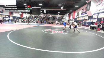 285 lbs Cons. Round 2 - Edgar Martinez, Chino vs Bryen Serrano, California (Whittier)