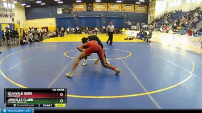 132 White Cons. Semi - JERRELLE CLARK, Cypress Creek H S vs Quinyale Gore, Lake Gibson