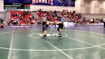 184 lbs Champ. Round 2 - Braeden Poorbaugh, Garrett College vs Michael Miller, St. Vincent College