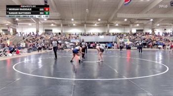 Girls 185 lbs Cons. Round 2 - Morgan Ragsdale, Bartlett High School vs Kamari Matthews, East Ridge High School