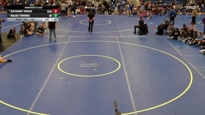 126 lbs 1st Place Match - Miles Torres, Southwestern vs Zachary Didas, Clarence