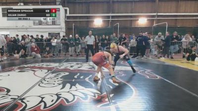 130 lbs Rr Rnd 3 - Brennan Sprague, New York Military Academy vs Julian Zargo, Rise