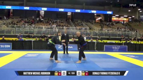 Donald Thomas Fitzgerald II vs Matthew Michael Robinson 2025 Pan Jiu Jitsu IBJJF Championship
