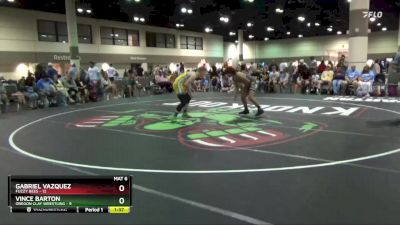 138 lbs Round 2 (16 Team) - Gabriel Vazquez, Fuzzy Bees vs Vince Barton, Oregon Clay Wrestling