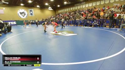 125 lbs Cons. Round 3 - Ella Schneider, Tehachapi vs Delilah Robles, Liberty (Bakersfield)