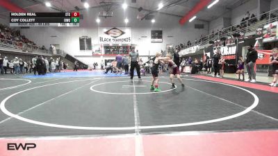49 lbs 3rd Place - Holden Real, Sallisaw Takedown Club vs Coy Collett, Eufaula Ironheads Wrestling Club