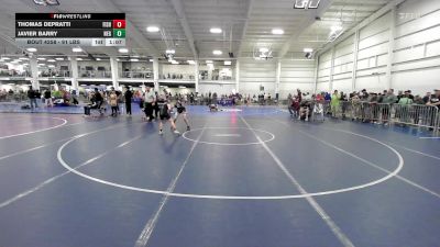 91 lbs Quarterfinal - Thomas Depratti, Fisheye WC vs Javier Barry, New England Gold WC