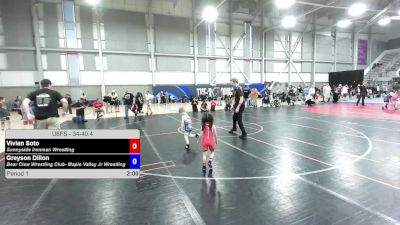 34-40.4 lbs Champ. Round 1 - Vivian Soto, Sunnyside Ironman Wrestling vs Greyson Dillon, Bear Claw Wrestling Club- Maple Valley Jr Wrestling