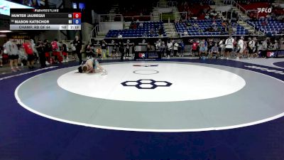 120 lbs Champ. Rd Of 64 - Hunter Jauregui, CA vs Mason Katschor, MI