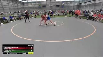 220 lbs Placement Matches (8 Team) - Matthew Dillon, Georgia Red vs Cole Carter, Alabama