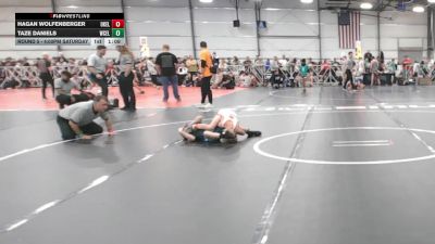 64 lbs Round 5 - 4:00pm Saturday - Hagan Wolfenberger, Oklahoma Elite vs Taze Daniels, West Coast Elite