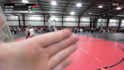 103 lbs Consi Of 4 - Julia Abel, Hampstead vs Ava Paul, Marlton