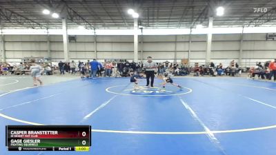 45 lbs Cons. Round 3 - Gage Giesler, Fighting Squirrels vs Casper Branstetter, Hi Desert Mat Club