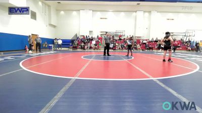 120 lbs Rr Rnd 1 - James Carper, Tecumseh Youth Wrestling vs Serenity Kpiele Poda, Noble Takedown Club