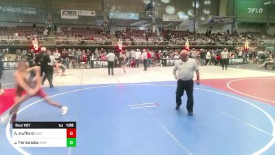 98 lbs Quarterfinal - Andrew Hufford, Northglenn vs Josiah Fernandez, Widefield WC