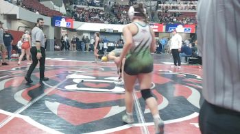 G - 145 lbs Champ. Round 2 - Alyssa Marquez, Columbus (Girls) vs Graylee Fox, Custer Co. (Miles City) (Girls)