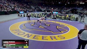 1st Place Match - Aubrie Pehrson, Yutan Girls vs Felycia Kerkman, West Holt Girls