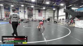 84 lbs Rd# 5- 3:45pm Friday Final Pool - Davien Martinez, Aggression Legionaries vs Landon Wilson, Westshore D.S