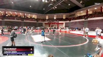 130 lbs 3rd Place Match - Coriana Green, Putnam City Freestyle Wrestling Club vs Millie Bradley, Tiger Wrestling Club