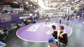 150 lbs Cons. Round 2 - Jaden Beston, Glacier vs Owen Ivers, Helena Capital
