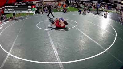 132 lbs Champ. Rd Of 16 - Aiden Gerrard, Oregon vs Jet Abbott, Utah
