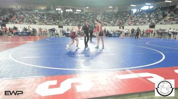 120 lbs Round Of 32 - Alexis Silkey, Hilldale Youth Wrestling Club vs Kinna Pemberton, Edmond Memorial